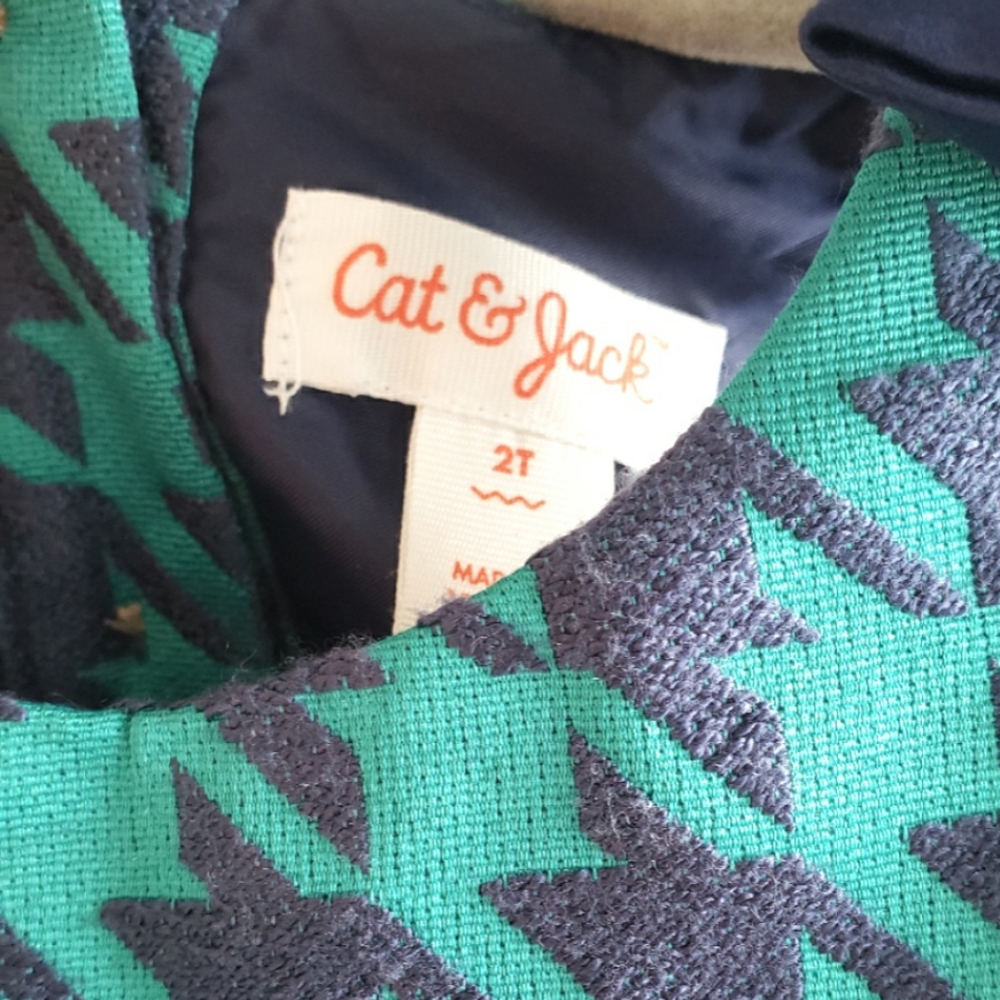 Cat & Jack Houndtooth Holiday Dress - Picture 4 of 8